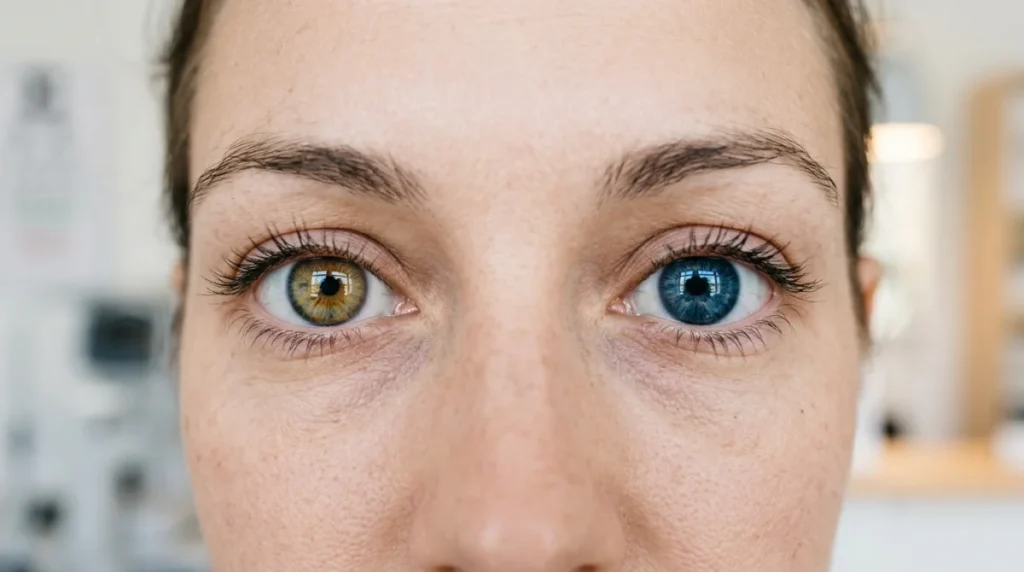 Gros plan détaillé sur des yeux humains expressifs, une partie du corps en y essentielle à l'anatomie.