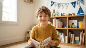 Jeune garçon souriant et en bonne santé, symbolisant le bien-être après que mon fils soit malade tous les 15 jours.