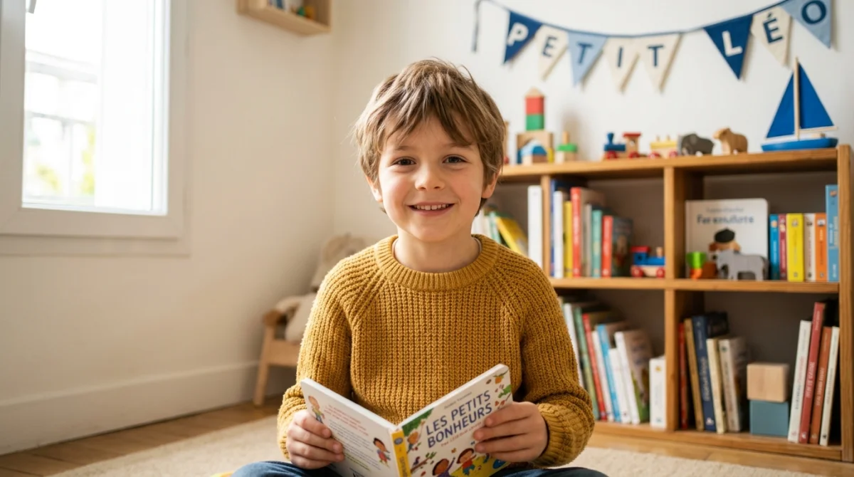 Jeune garçon souriant et en bonne santé, symbolisant le bien-être après que mon fils soit malade tous les 15 jours.